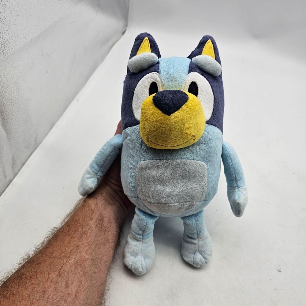 Bluey Talking Dog Plush Stuffed Toy Small Blue Moose Toys Soft Washable Cute